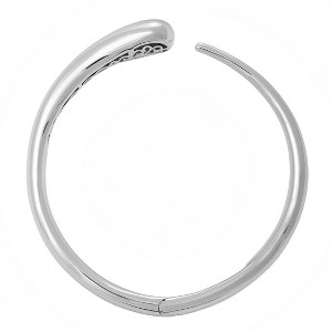 Lucy Quartermaine Luna Bangle - Modern Sterling Silver Design - 1 of 4