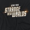 Women's Star Trek Strange New Worlds Logo Loose T-Shirt Black - 2 of 4