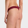 Women's Fashion Lace Thong Underwear - Auden™ Berry Red - 2 of 4
