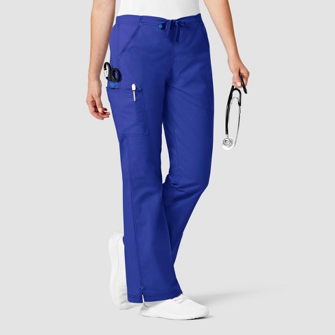 CON Flare Cargo Scrub Pants, Women's