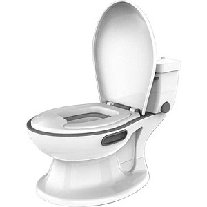 Realistic Potty Training Toilet with Flush Sound, Removable Potty and Storage for Toddlers - 1 of 4