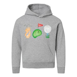 The Juniper Shop Golf Icons Watercolor Youth Graphic Hoodie - 1 of 3