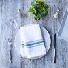 Arkwright Bistro Napkins (12 Pack), Spun Polyester, 18x22 in., Striped Color Options - 4 of 4