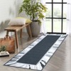 Washable Modern Bordered Rug Non Slip Low Pile Rug Soft Throw Floor Cover Foldable Indoor Carpet for Living Room Bedroom Playroom Nursery - 3 of 4