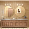 Apmir  Round High Quality Aluminum Alloy Framed French Cleat Mounted Wall Decor Bathroom Vanity Mirror - 3 of 4