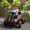 Qaba 24V Electric Car for Kids Battery Powered Kids Ride on Car with Remote Control, Spring Suspension Horn, Music, Lights, Aged 3-8 Years Old - 3 of 4