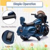 6V Electric Dirt Bike for Kids, Powered Riding Toys w/Grip Handleader, Kids Ride On Motorcycle Toys w/USB, AUX, Music, Headlight for Toddlers 2-10 - 4 of 4