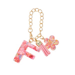 Unique Bargains Flower Letter Water Cup Pendant 1 Pc - 1 of 4