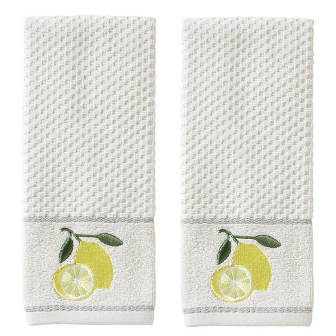 Summer squeeze the day lemons cotton tea towel