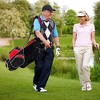 Costway Golf Stand Cart Bag Club w/6 Way Divider Carry Organizer Pockets Storage Red - 3 of 4