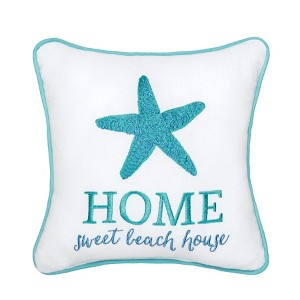 C&F Home Home Sweet Beach House Small Petite Throw Pillow - 1 of 3