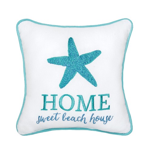 C&F Home Home Sweet Beach House Small Petite Throw Pillow - image 1 of 3