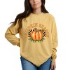 Simply Sage Market Pumpkin Season Checkered Garment Dyed Long Sleeve - 2 of 4