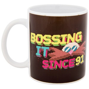 Adult Sonic The Hedgehog Robotnik Bossing it Since '91 11 oz. Ceramic Mug - 1 of 3