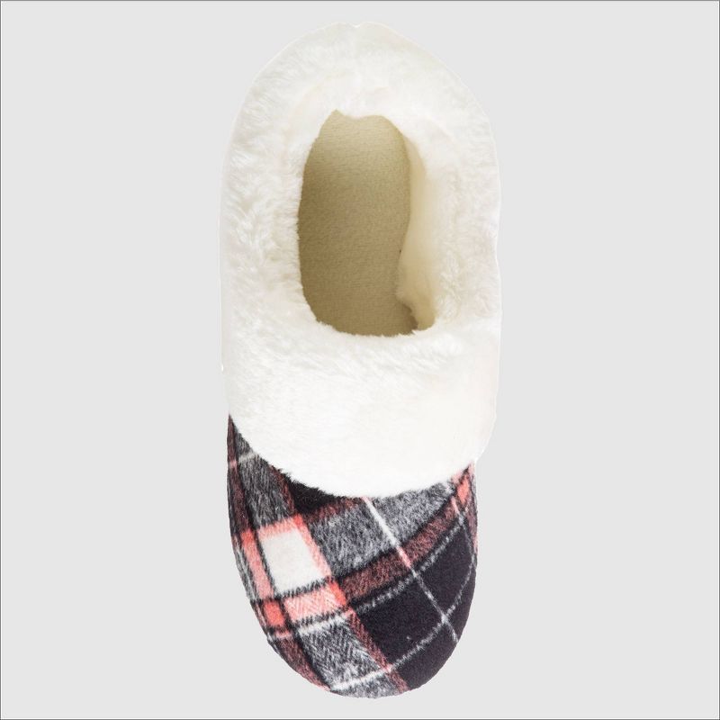 Isotoner Women's Plaid Page Hoodback Slippers, 3 of 7