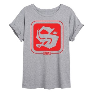 Women's - Scarface - Logo Symbol Oversized Graphic T-Shirt - 1 of 4