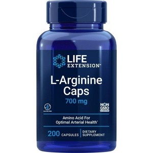 L-Arginine Caps 700 mg by Life Extension  -  200 VegCap - 1 of 2