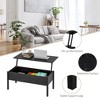 39" Modern Minimalist Lift Top Coffee Table, Center Coffee Table With Storage, Floor Standing Coffee Table For Living Room Bedrooms Apartment - 2 of 4