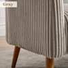 Hrinhom 50.8"W Modern Loveseat,Upholstered Corduroy 2-Seater Sofa With Wood Legs - 3 of 4