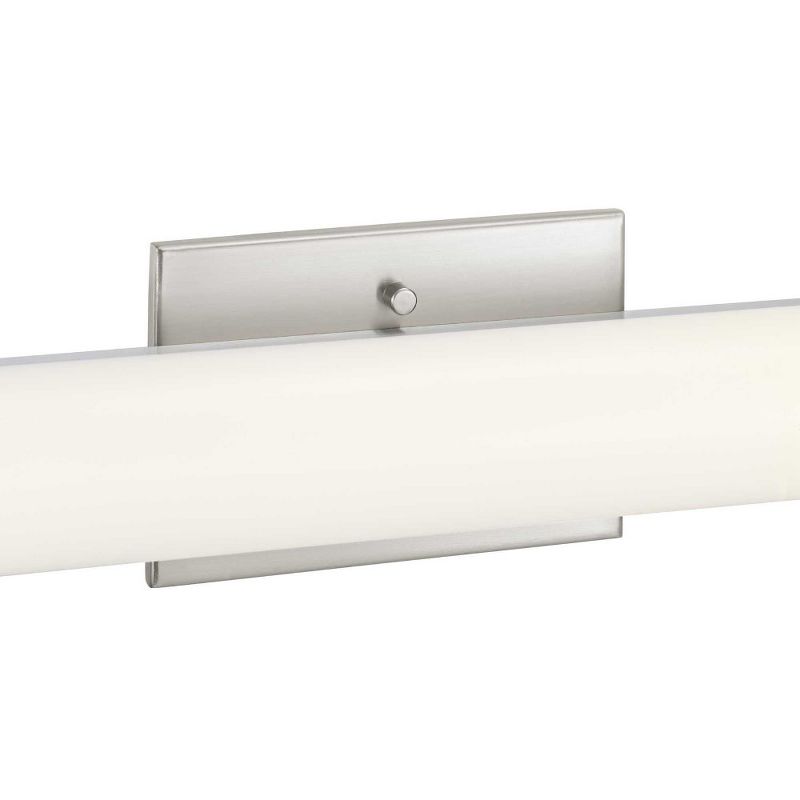 Progress Lighting Phase 1.1 36" Linear LED Bath Bar, Brushed Nickel, 1 Light, Wall Mount, Acrylic Shade, 2 of 5