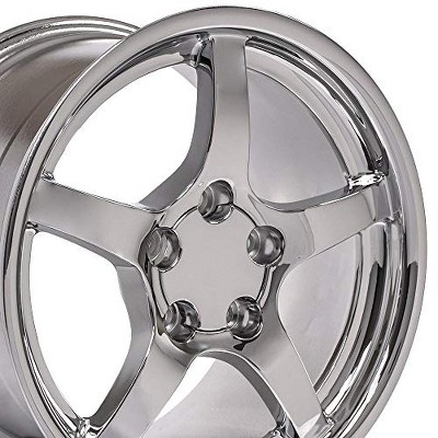 OE Wheels LLC CV05-D17095-5475-54C Chrome Wheel Painted (17 x 9.5 inches /5 x 120 mm, 54 mm Offset)