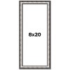 PosterPalooza | Panoramic Slim Profile Silver Frame - UV Acrylic, Foam Board Backing, Hanging Hardware - 2 of 4