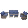 Buenhomino Outdoor Patio All-Weather Wicker Furniture Set - 4 of 4