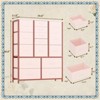 Jojoka 15-Drawer Fabric Dresser with Metal Frame & Wood Top, Tall Storage Organizer for Bedroom, Closet, Entryway, Living Room - 3 of 4