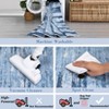 Machine Washable Rug Non Slip - Modern Abstract Low Pile Carpet for Living Room & Bedroom - 3 of 4