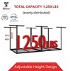 Shuntong 4'x8' The Atlas Pro Overhead Garage Storage Rack 1100 lbs Weight Capacity Hammertone Finish Black - 3 of 4