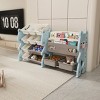 Toy Storage Organizer with 12 Bins and Book Rack for Kids Bedroom or Playroom-3irtyhousy - 2 of 4