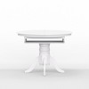 Glenwillow Home Single Pedestal Butterfly Leaf Dining Table with Self-Storing Leaf - 4 of 4