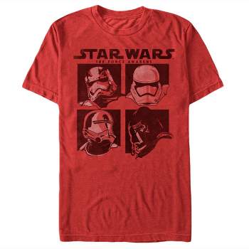 Men's Star Wars The Force Awakens Stormtroopers and Kylo Ren T-Shirt