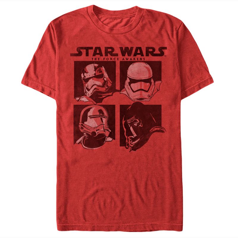 Men's Star Wars The Force Awakens Stormtroopers and Kylo Ren T-Shirt, 1 of 5