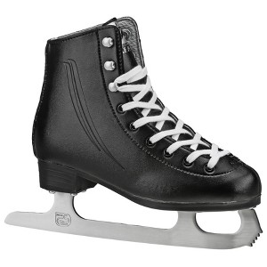 Lake Placid CASCADE Boy's Figure Ice Skate - Black (Size 2) - 1 of 3