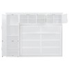 Whisen Modern Design Queen Size Murphy Bed Wall Bed with Cabinets - 4 of 4