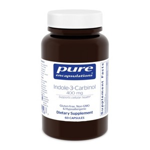 Pure Encapsulations Indole-3-Carbinol 400 mg - Supports Healthy Breast, and Cervical Cell Function - 1 of 4