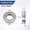 Unique Bargains Chrome Steel Durable Multipurpose Use Flanged Ball Bearing - 3 of 4