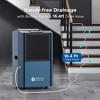 250 Pints 8,500 sq.ft. Commercial Dehumidifier with Pump Drain Hose Portable for Basement Warehouse - 3 of 4