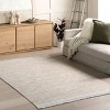 Nuloom Catherine Solid 2x3 Accent Indoor Area Rug for Living Room Bedroom Dining Room Entryway Kitchen, Beige/Ivory - 2 of 4
