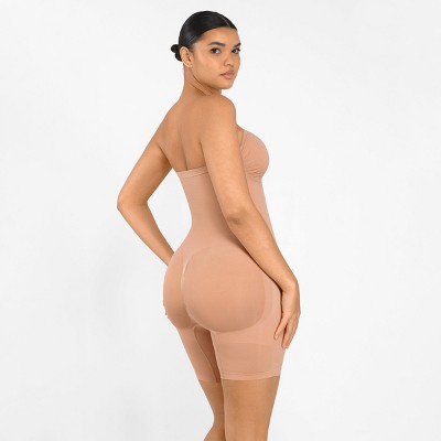 Feelingirl Women's Seamless Strapless Sculpting Bodysuit