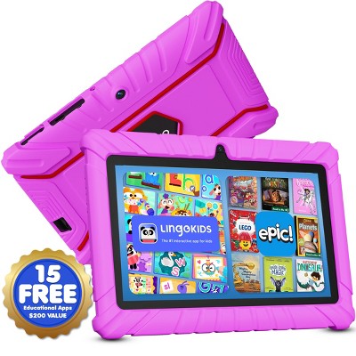 Buy 2: Contixo V8 7 Inch Kids Tablet with Epic! & Lingokids, Parental