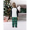 PATPAT Christmas Family Pajama Set: Christmas Print Pajamas with Matching Plaid Socks - 4 of 4