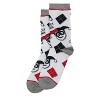 Womens Harley Quinn Stripes & Diamonds Socks - 4 of 4