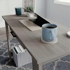 PAGED Minimalist Computer Desk Compact Design Writing Desk with Hidden Flip-Down Keyboard Tray for Study, Living Room - 3 of 4