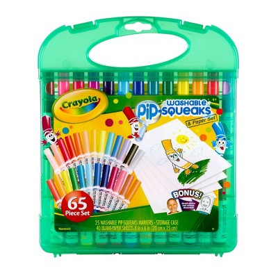 Photo 1 of Crayola 65pc Pip Squeaks Washable Marker Set