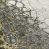 Beige Taupe And Chocolate Abstract Washable Indoor Outdoor Area Rug - 4 of 4