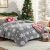 Amelie Home 3 Pieces Plush Comforter Set, Ultra-Soft Winter Bedding - 2 of 4