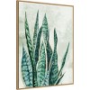 Amanti Art Reaching Snake Plant by PI Studio Framed Canvas Wall Art - 2 of 4