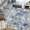 Boersma Machine Washable Area Rug 5x7 – Vintage & Modern Abstract Design, Soft Low Pile Non-Slip Carpet for Living Room, Bedroom or Home Office - 4 of 4